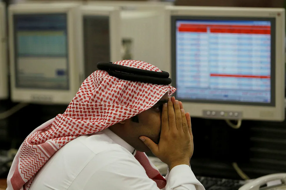 Falling price: oil dropped off on news Saudi Arabia had increased supply