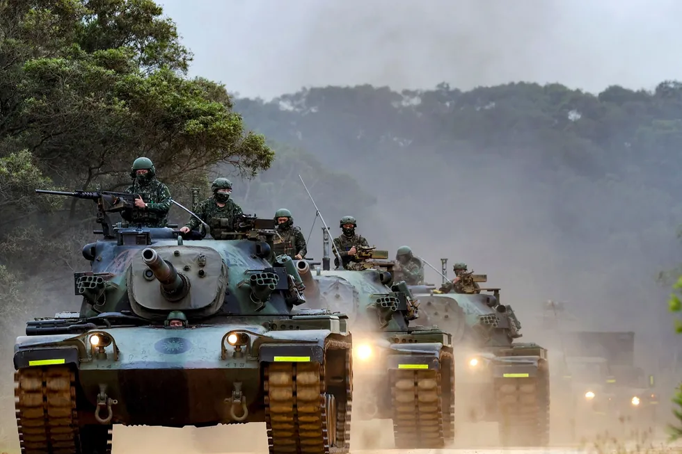Taiwan svarte med egen øvelse da Kina igangsatte militærøvelse rundt øya.