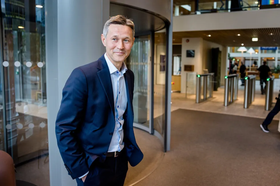 Kommunikasjonsdirektør Christian Steffensen i Nordea