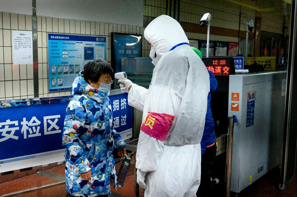 Viral outbreak: the coronavirus has now spread across China and several other countries, sparking fears over its effect on oil demand