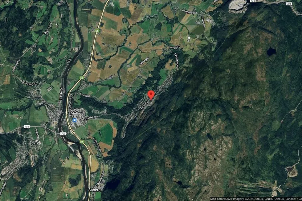 Området rundt Rønningstrøa 20, Melhus, Trøndelag