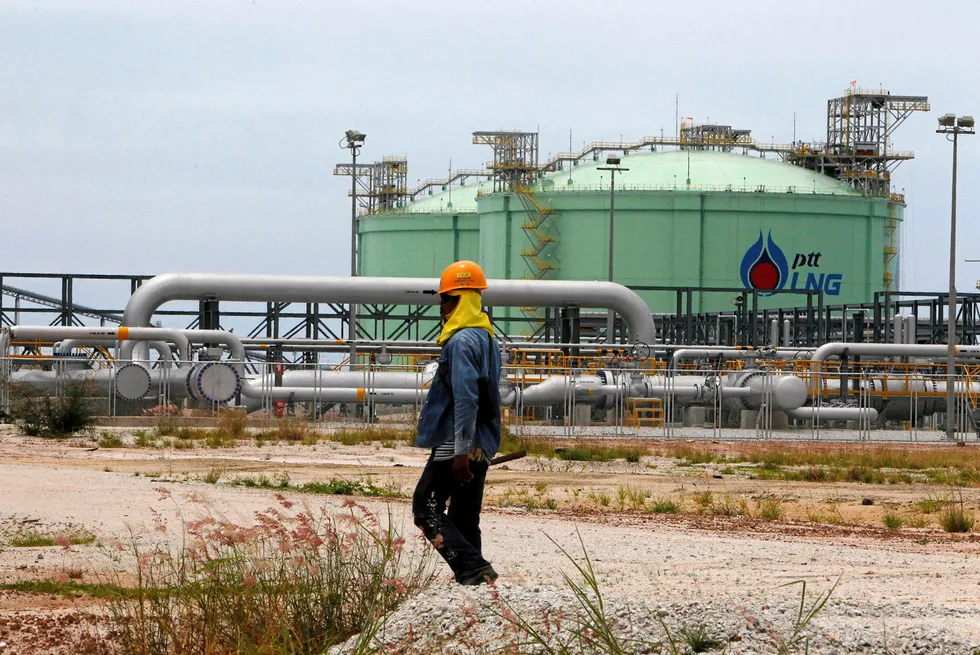 Map Ta Phut: PTT's liquefied natural gas import project was the first in Thailand