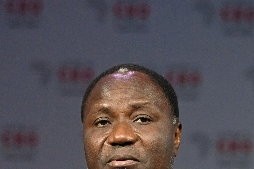 New PSA awarded: Ivory Coast's Minister of Mines, Petroleum & Energy, Mamadou Sangafowa-Coulibaly.