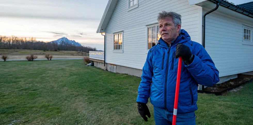 Fiskeri- og havminister Bjørnar Selnes Skjæran (Ap) på hjemplassen i Lurøy kommune på Helgeland.