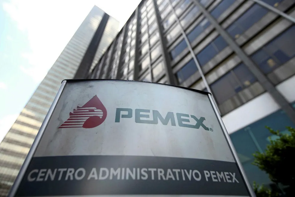 Centre point: the Pemex headquarters in Mexico City
