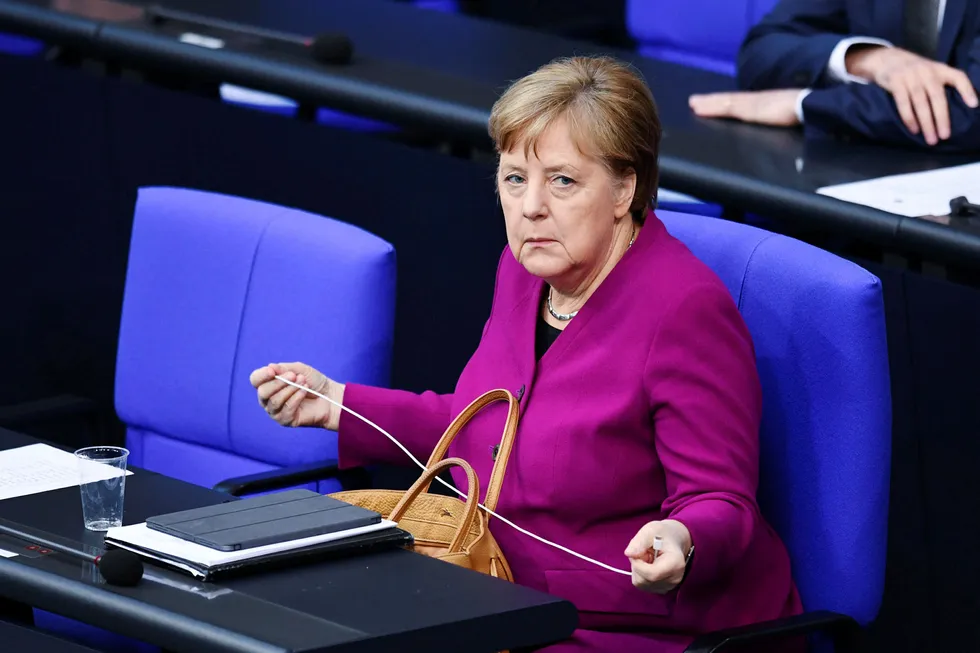 Koronaens konsekvens er mer europeisk integrasjon, mener Tysklands forbundskansler Angela Merkel.
