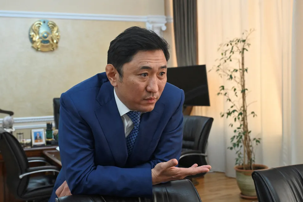 Hopes: Kazakhstan Energy Minister Bolat Akchulakov.