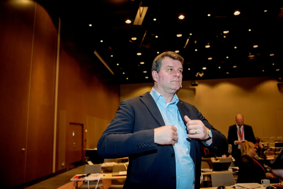 LO-leder Hans-Christian Gabrielsen er klart for et krevende lønnsoppgjør. Foto: Mikaela Berg