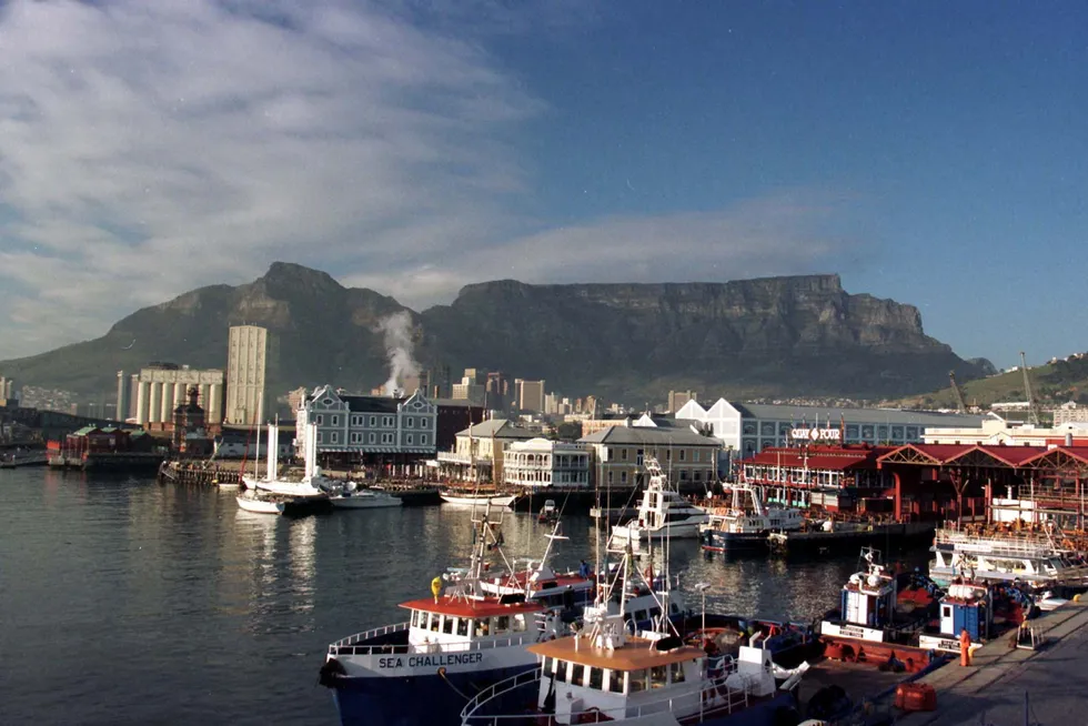 Preferred: Cape Town harbour in South Africa is the ideal logistics base for an offshore drilling campaign
