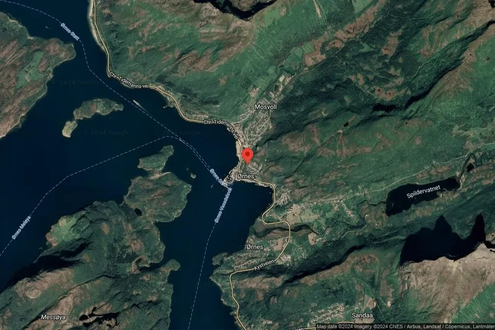 Området rundt Ørneshaugen 17, Meløy, Nordland