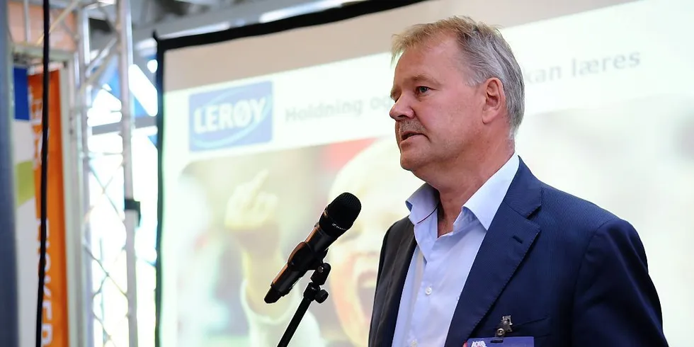 Stig Nilsen, konserndirektør Havbruk i Lerøy Seafood Group. Foto: Kjersti Kvile