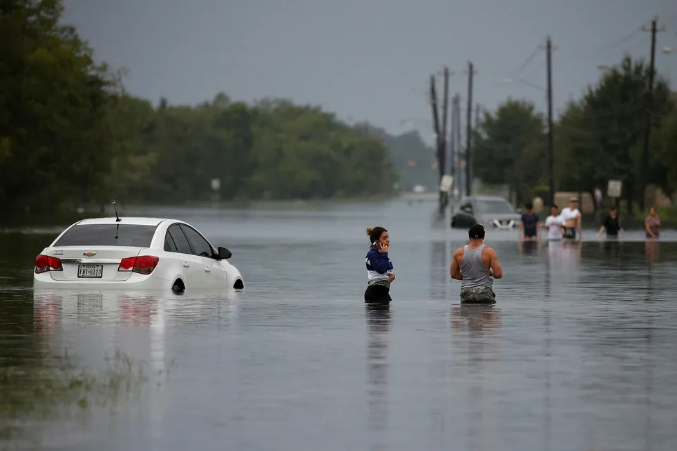 Stormen Harvey har gjort store ødeleggelser i Texas. Foto: Adrees Latif/Reuters