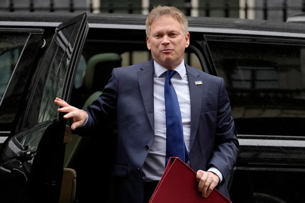 Multi-billion package: UK Secretary of State for Energy Security and Net Zero Grant Shapps.