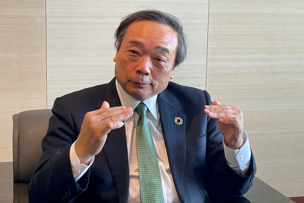 Ambitious plans: Takayuki Ueda, chief executive of Inpex.