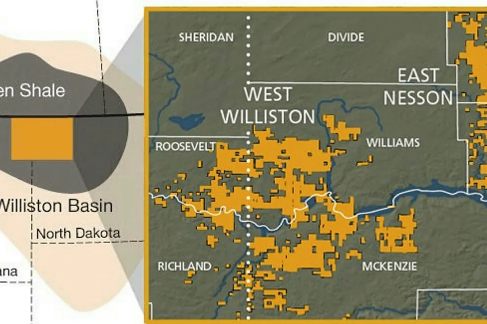 Operations: Oasis' Williston holdings