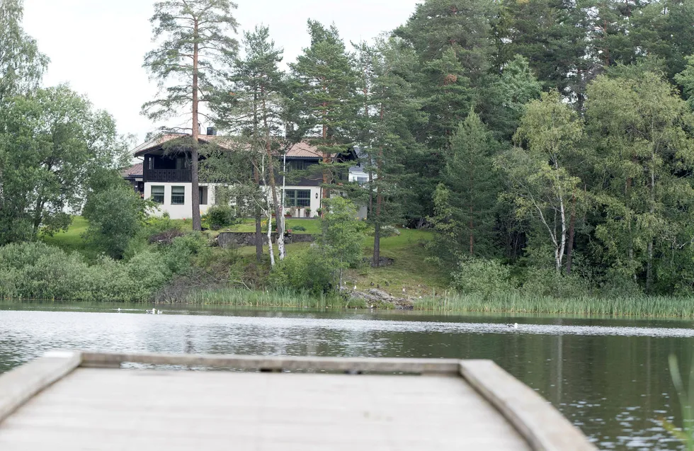 Politiet tror Anne-Elisabeth Hagen ble drept hjemme i Sloraveien 4 i Lørenskog.