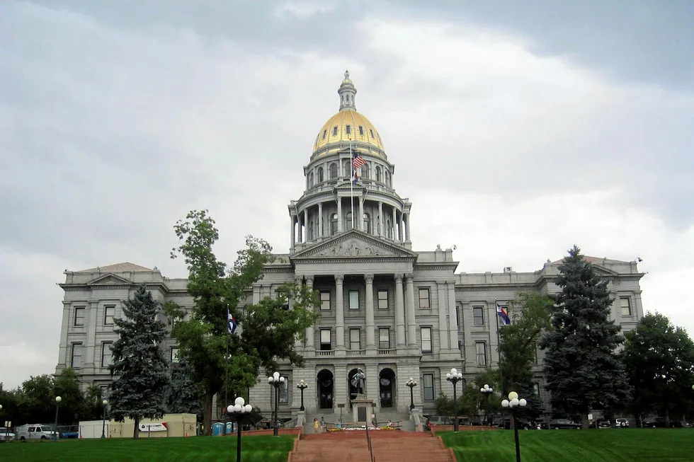 Captial view: Colorado's Capitol Building in Denver. The Boulder decision follows a state ballot measure adopted in April