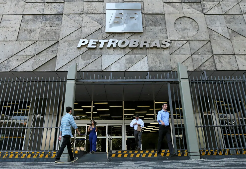 Brazil's state-run Petrobras oil company headquarters is pictured in Rio de Janeiro