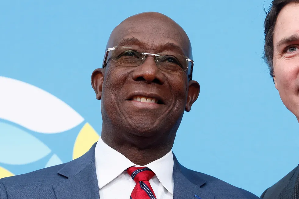 Deep-water prospect: Trinidad and Tobago Prime Minister Keith Rowley.