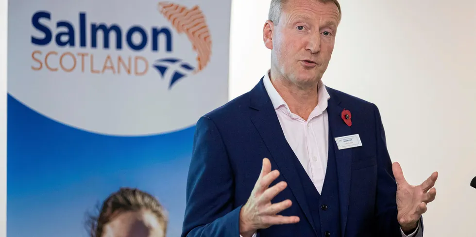 Salmon Scotland Chief Executive Tavish Scott sees the opportunity to gain leverage in a year expected to see a general election.