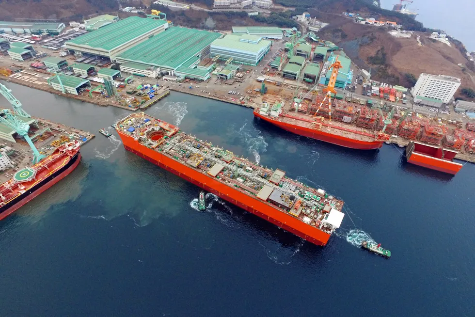 Geoje Island: Samsung Heavy Industries early last year launched the Coral Sul FLNG vessel hull from its flagship South Korean yard
