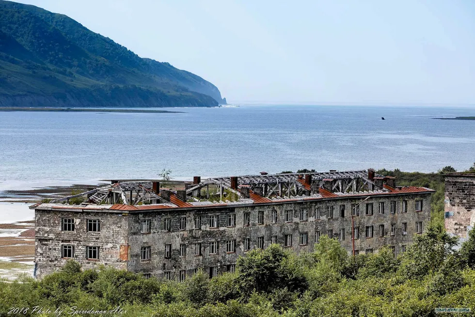 Building permit: Bechevinskaya Bay on the shores of the Kamchatka Peninsula in Russia once hosted a Soviet military submarine repair base that is now abandoned