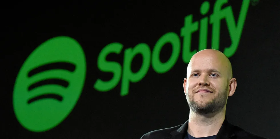 Daniel Ek, CEO of Spotify.