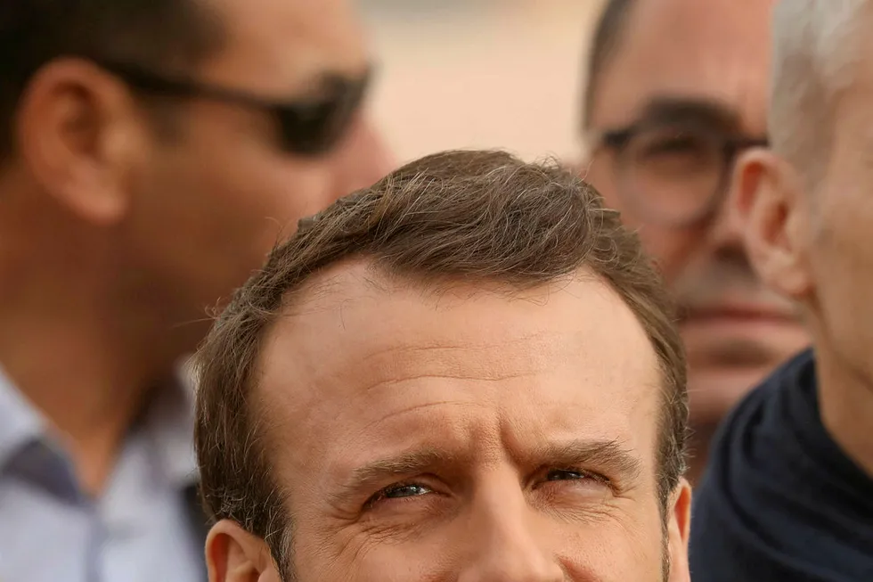 Transactions: French President Emmanuel Macron