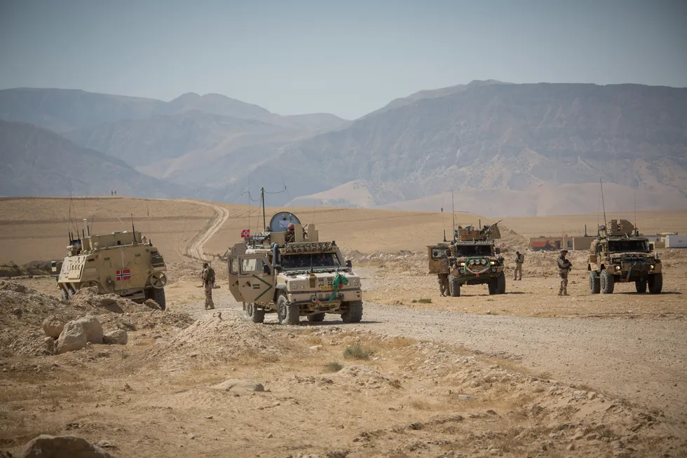 USA trekker seg ut av Bagram militærbase i Afghanistan. Bagram er nå symbolet på en totalt forfeilet amerikansk og dermed vestlig strategi. Her sanitetsøvelse i Afghanistan i 2013.