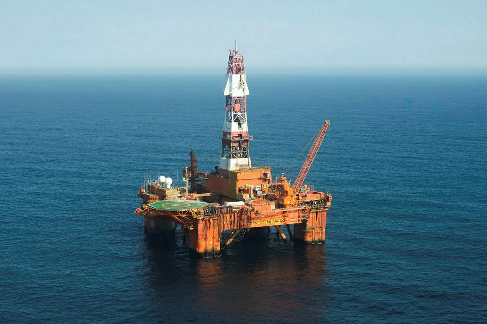 Chartered: semisub Transocean Arctic by Wellesley