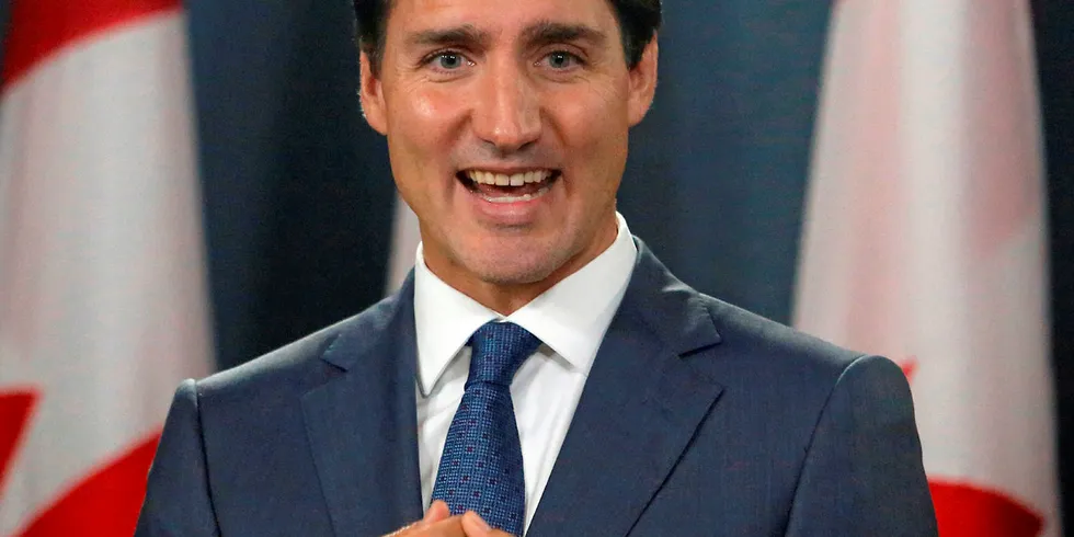 Canada's Prime Minister Justin Trudeau squeaked out a victory against conservative opponents in a tightly contested election. The question now is what it will mean for BC salmon farmers, who have been told their operations will need to move to closed containment systems by 2025.