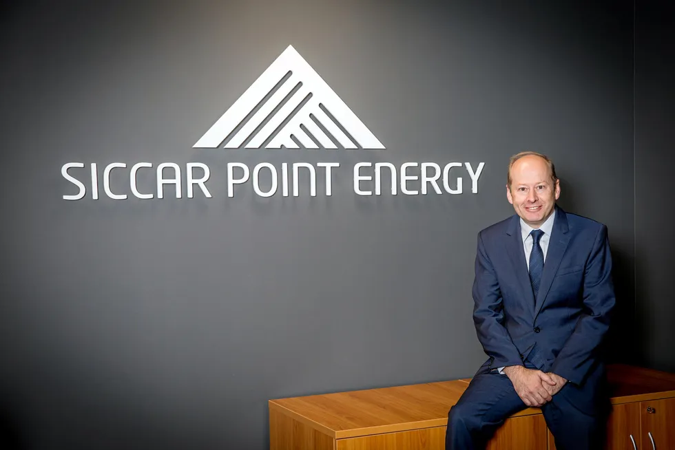 Moving forward: Siccar Point chief executive Jonathan Roger