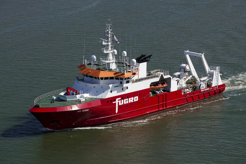 Sister ship: the survey vessel Fugro Discovery