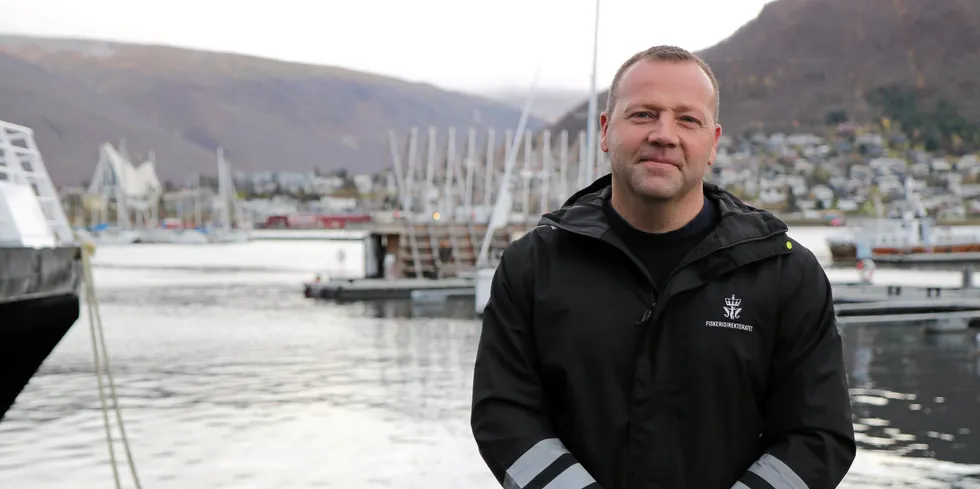 Seksjonssjef Rolf Harald Jensen i direktoratets sjøtjeneste har opplegget klart hvis det kommer spørsmål om åpning av Kvænangen-fjordlinja.