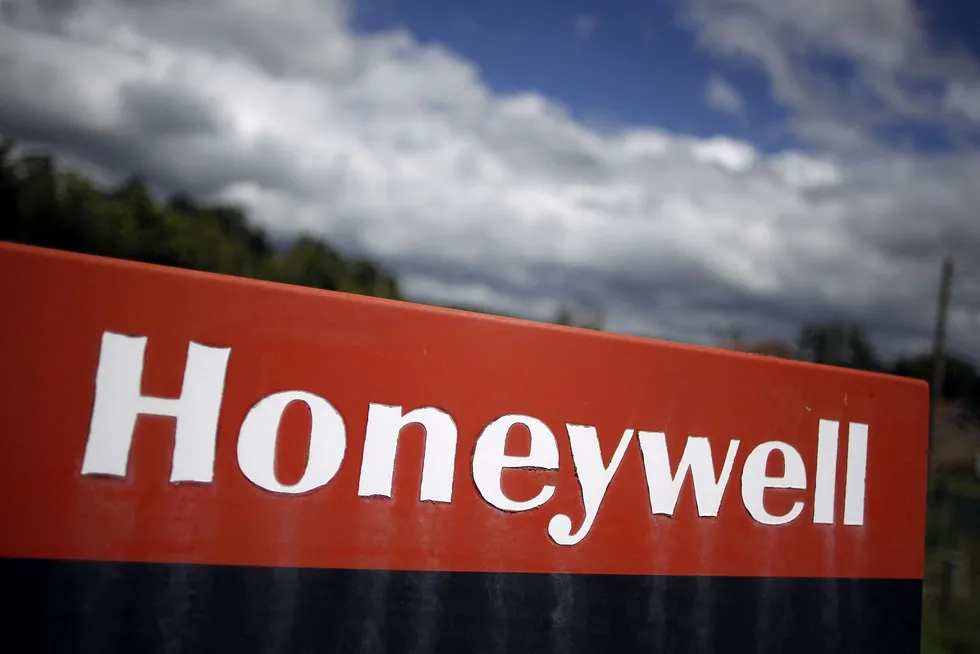 Deal: the Honeywell logo at one of the compay’s facilities in France.