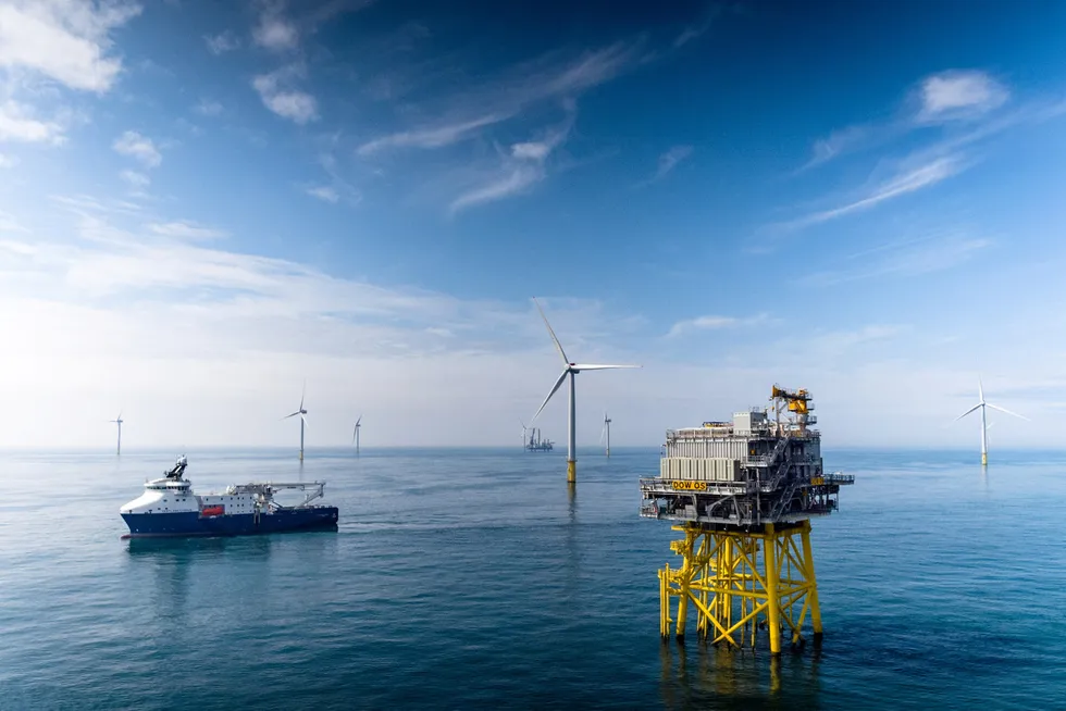 Existing operation: Equinor's Dudgeon offshore wind farm in the UK