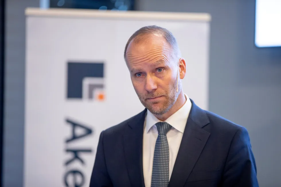 Results: Aker Solutions chief executive Kjetel Digre.
