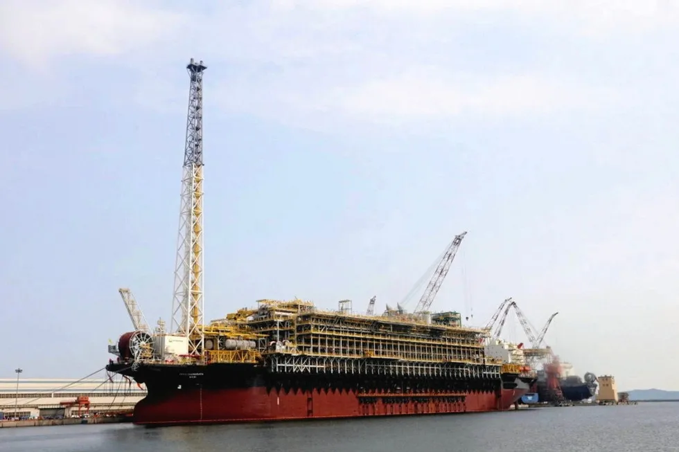 New tender: the Guanabara FPSO is set to enter production next year in the Mero pre-salt field offshore Brazil