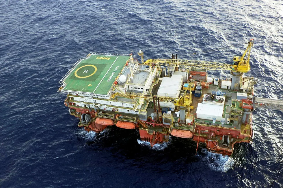 Laid up: Safe Concordia semi-submersible accommodation vessel