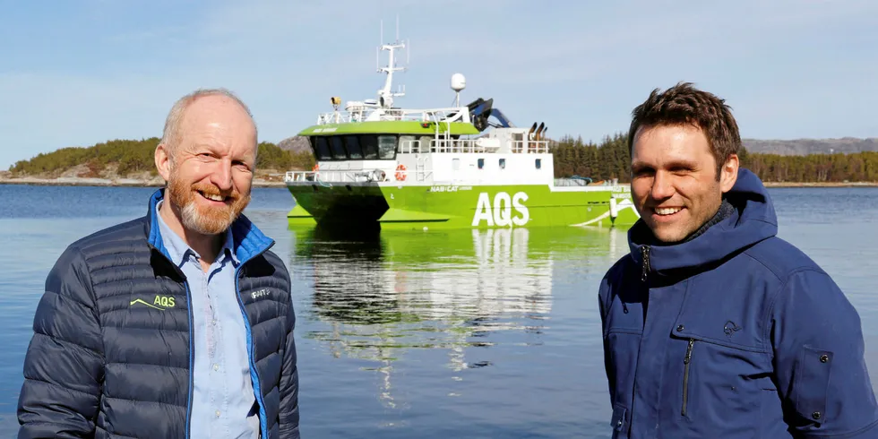 Ove Løfsnæs (til venstre) blir styreleder i det nye AQS AS, mens Ola Krystad blir daglig leder.
