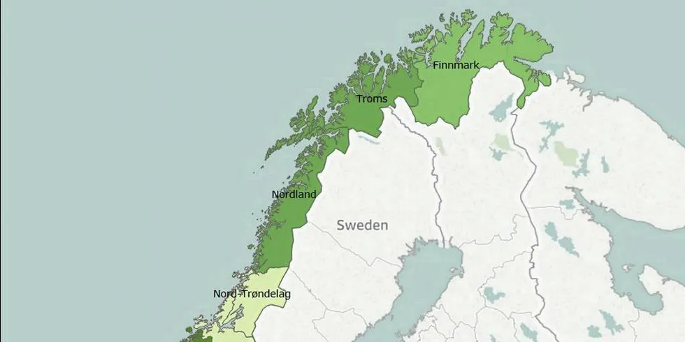 STATISTIKK: Fiskeridirektoratet har samlet store datamengder i i et nytt formidlingsverktøy. Nå har de samordnet data fra sluttseddelregisteret som gir deg oversikt over hvor fisken landes i de ulike fylkene og kommunene.Foto: Fiskeridirektoratet