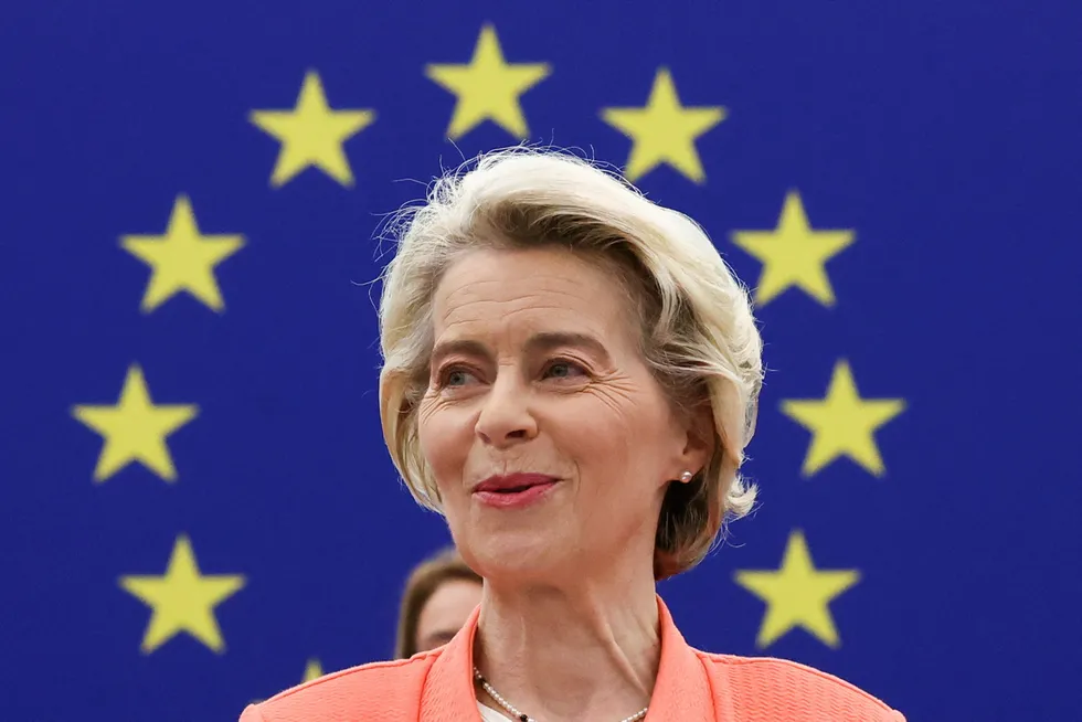 Europakommisjonens president Ursula von der Leyen lovet å hjelpe næringsliv og bønder gjennom det grønne skiftet, under sin tale om unionens tilstand på onsdag.