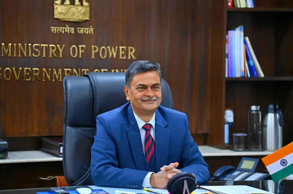 India's minister for new and renewable energy, Raj Kumar Singh.