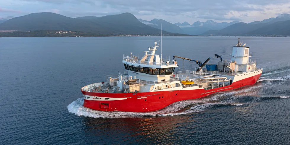 Brønnbåten M/S Færøysund.