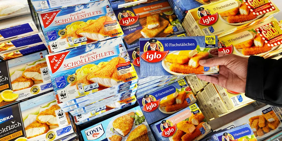 A number of German retailers slashed their prices for popular Alaska pollock products in June of 2023.
