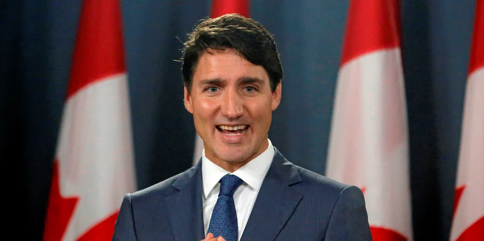 Canadas statsminister Justin Trudeau ble gjenvalgt for fire nye år.