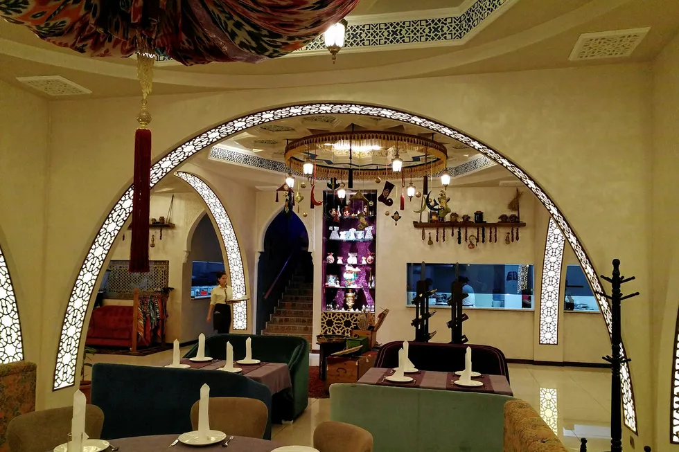 Luxury dining: inside the Sultan Suleyman restaurant in Tashkent, Uzbekistan