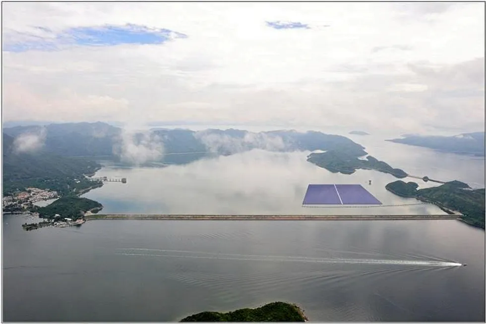 Making waves: The solar project at Plover Cove Reservoir will form a pivotal part of Hong Kong’s Climate Action Plan 2050.