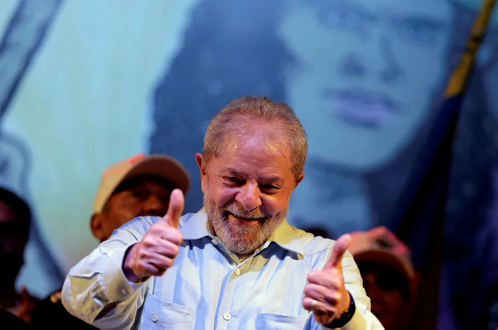 Namecheck: former Brazilian president Luiz Inacio Lula da Silva