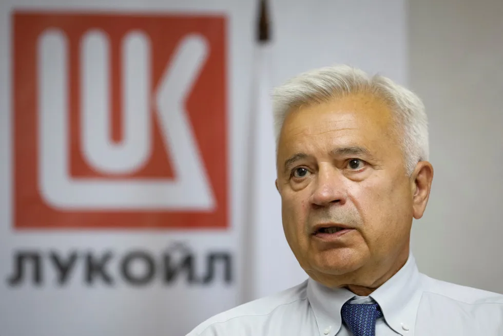 Bids: Vagit Alekperov, pictured while executive chairman of Lukoil in 2018.